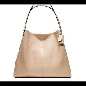Coach Small Phoebe Madison Leather Shoulder Bag